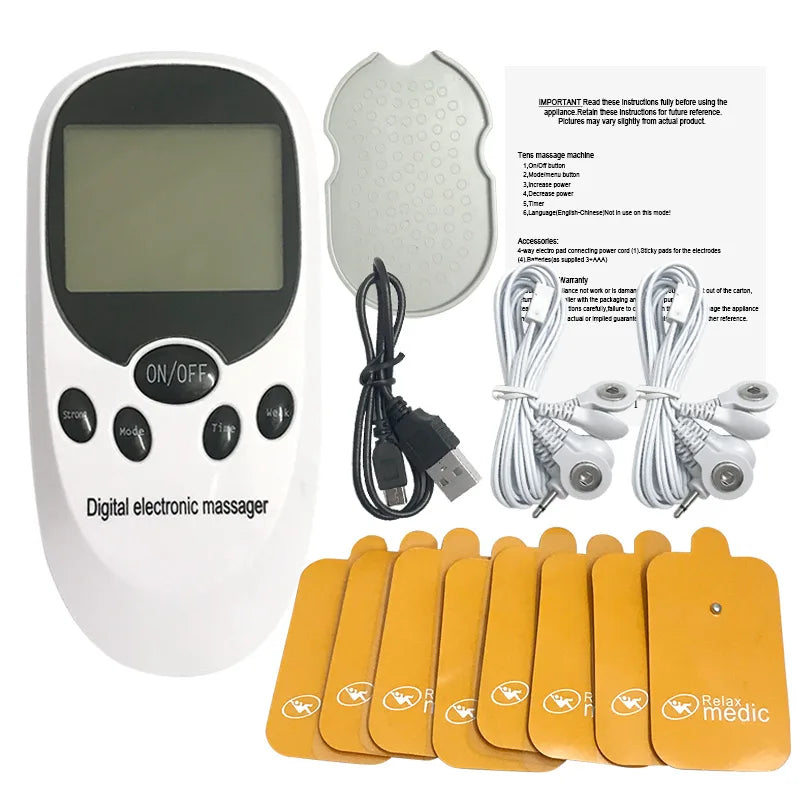 EMS Muscle Massager and Stimulator for Pain Relief and Relaxation