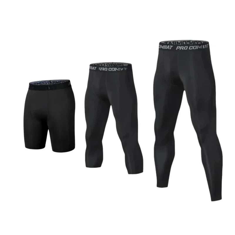 NONECN Mens Compression Pants Tights Cool Dry Baselayer Running