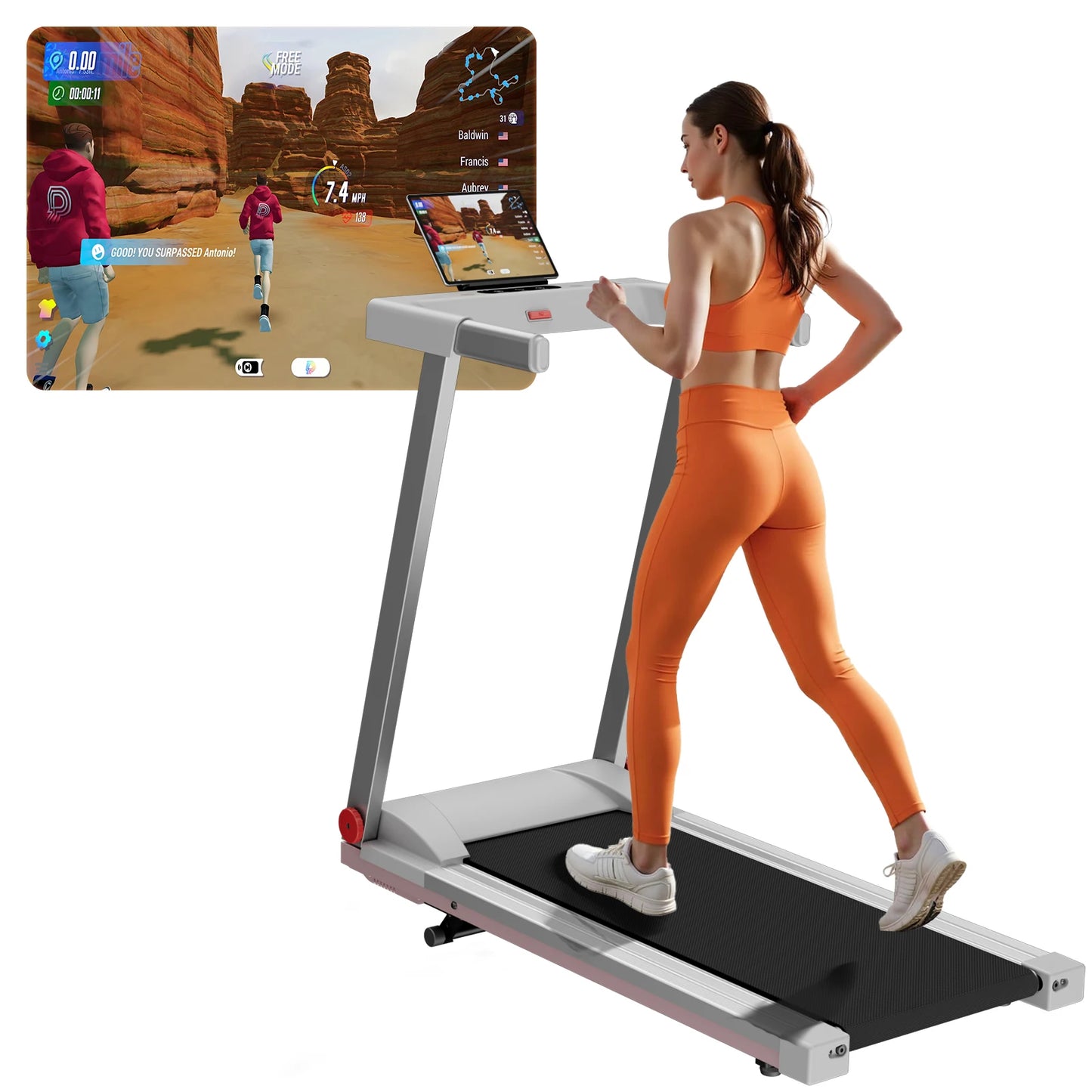 Treadmill 3.0HP With 5 Percent Incline Folding Handles