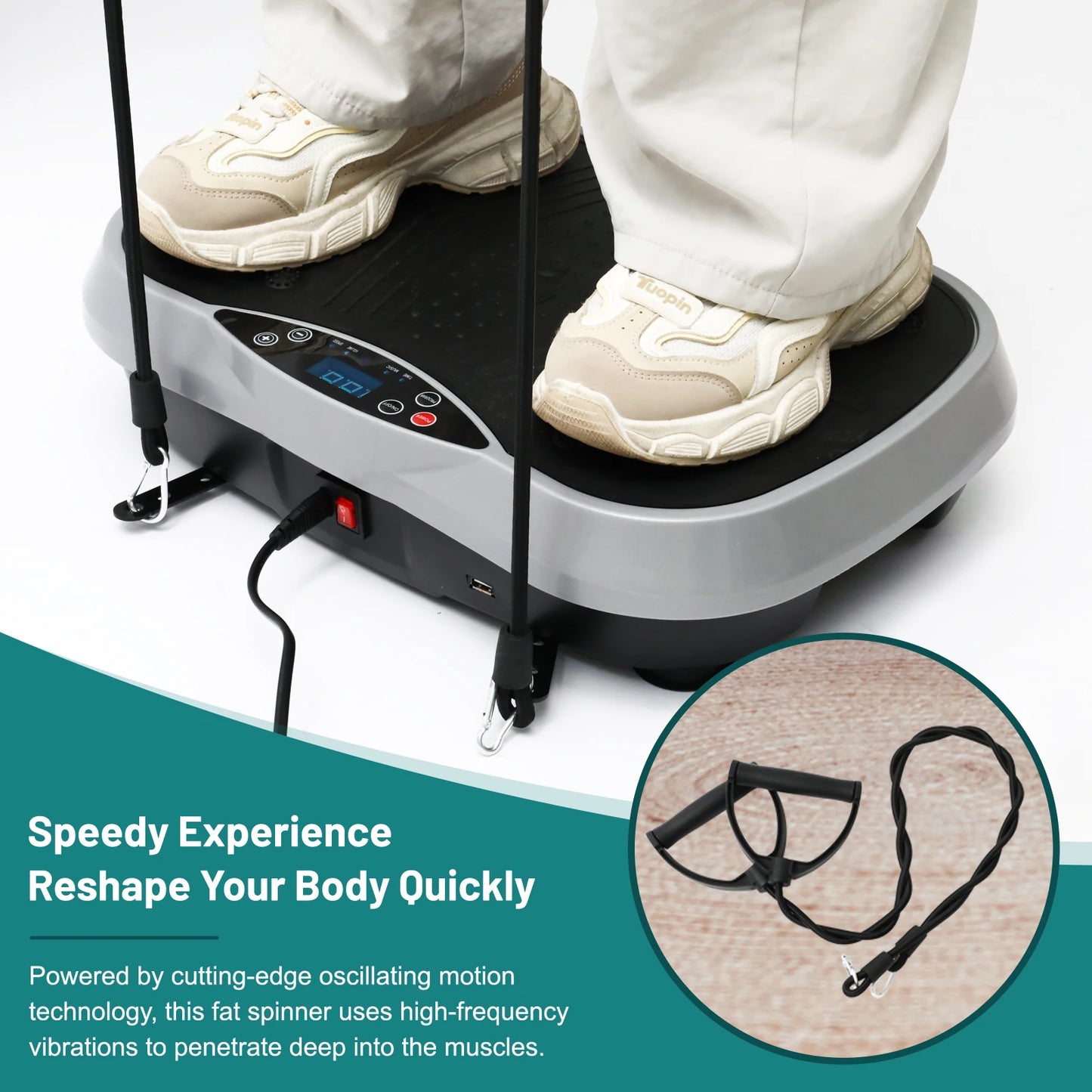 N Vibration Plate Exercise Machine Fat Burning Home Workout