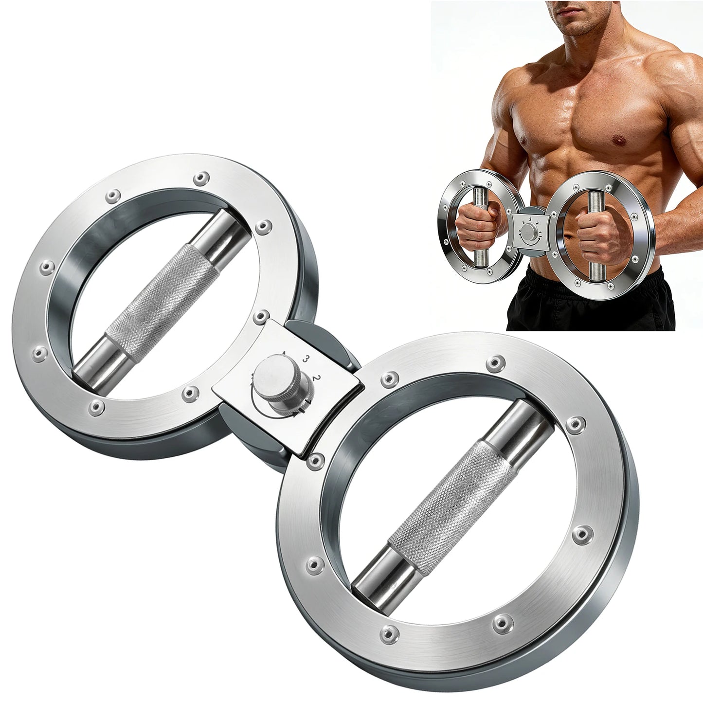 Rotator Machine Grip Strength Trainer Adjustable Forearm Exerciser