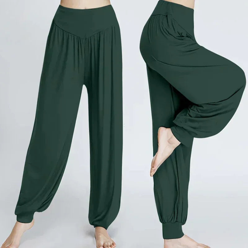 Women's Elastic Yoga Pants Loose Casual Breathable Comfortable