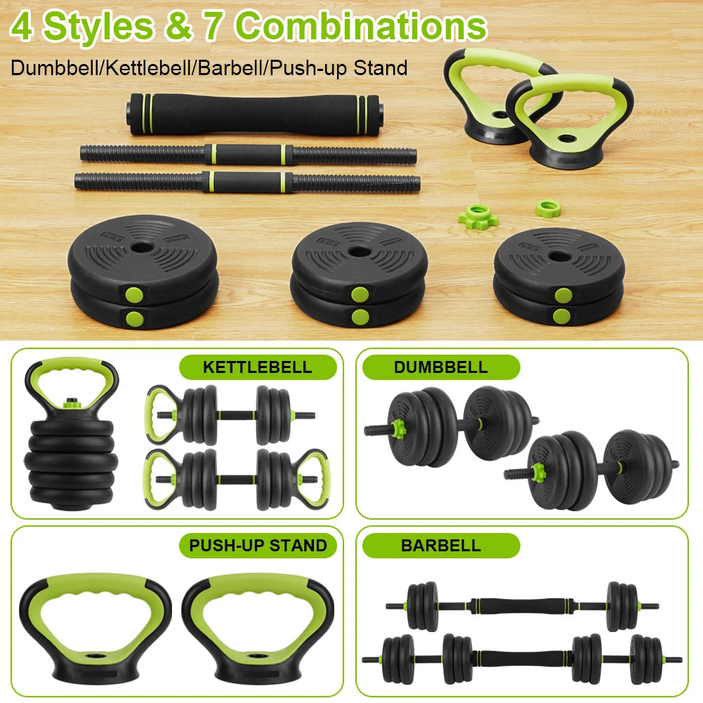 TWISTER.CK Adjustable Dumbbell Set With Connector For Home Gym