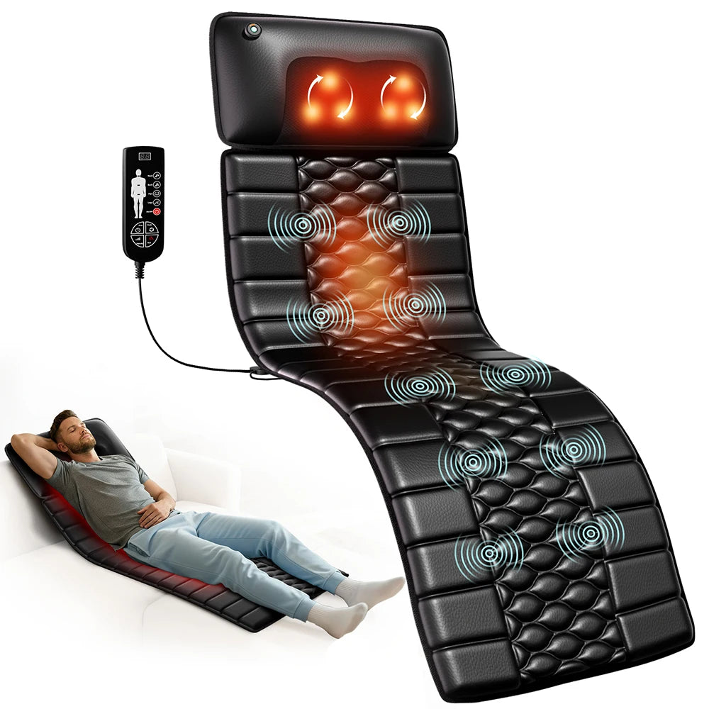 HIMOUTA Shiatsu Full Body Massage Mat With Heat Therapy
