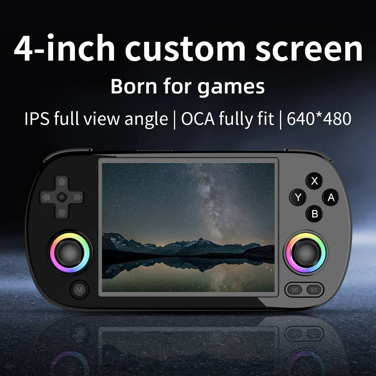 Anbernic RG40XX H Handheld Game Console With RGB Lights