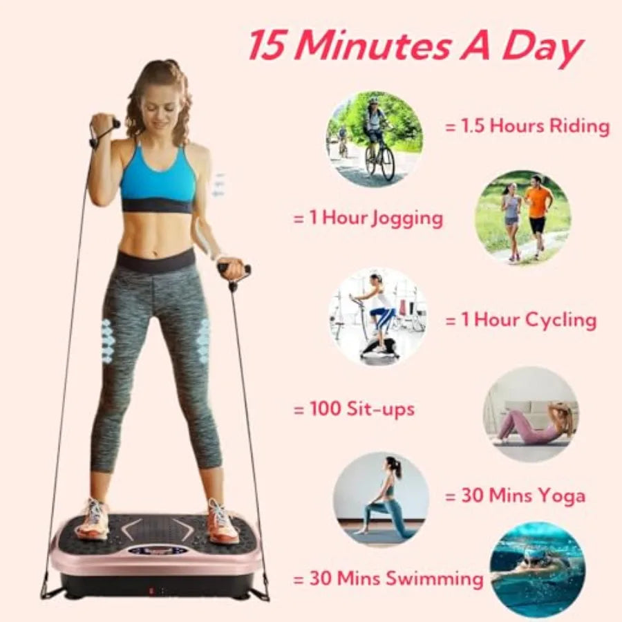 SHXI Vibration Plate 3D Shake Board For Full Body Workout