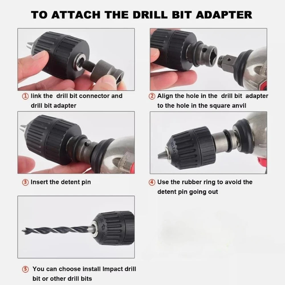 Magnitt Brushless Impact Wrench 500Nm Cordless Driver