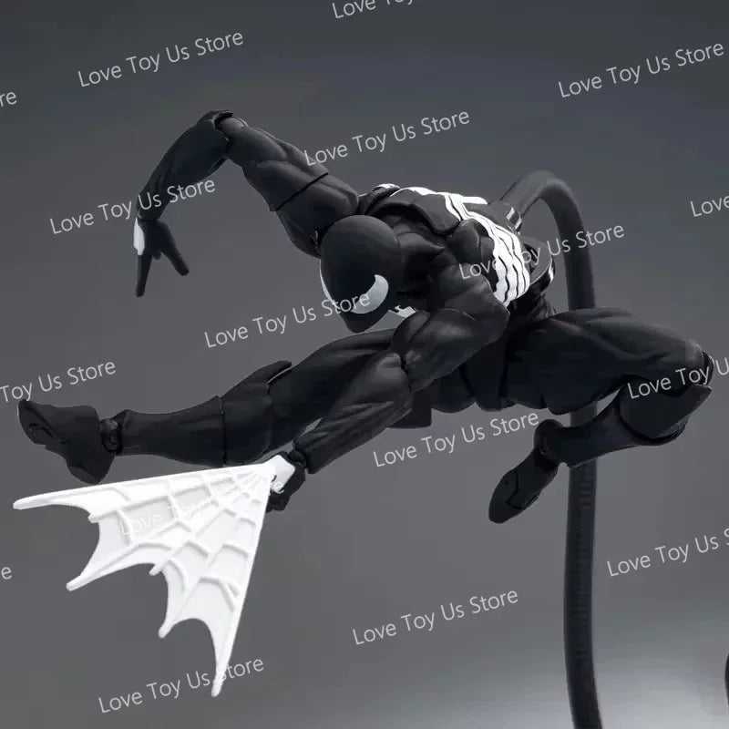 In Stock Mess Toys Spider Man Symbiote Spiderman Messtoys Black Suit Neighbor Scarlet Spider Anime Action Figure Gifts Toys