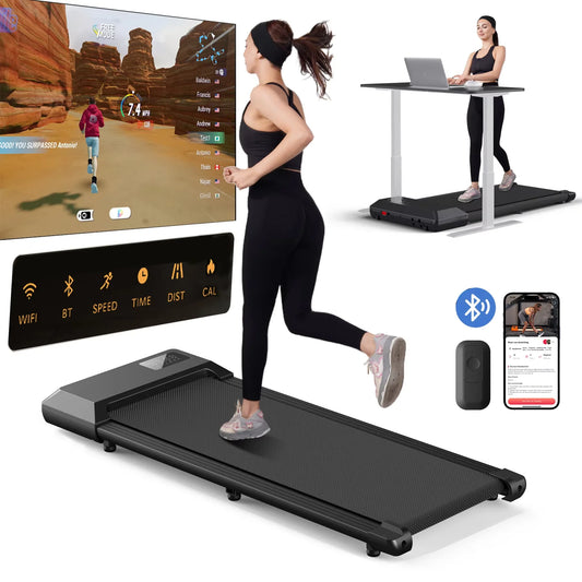 Superun Smart Under Desk Treadmill For Home Office With App