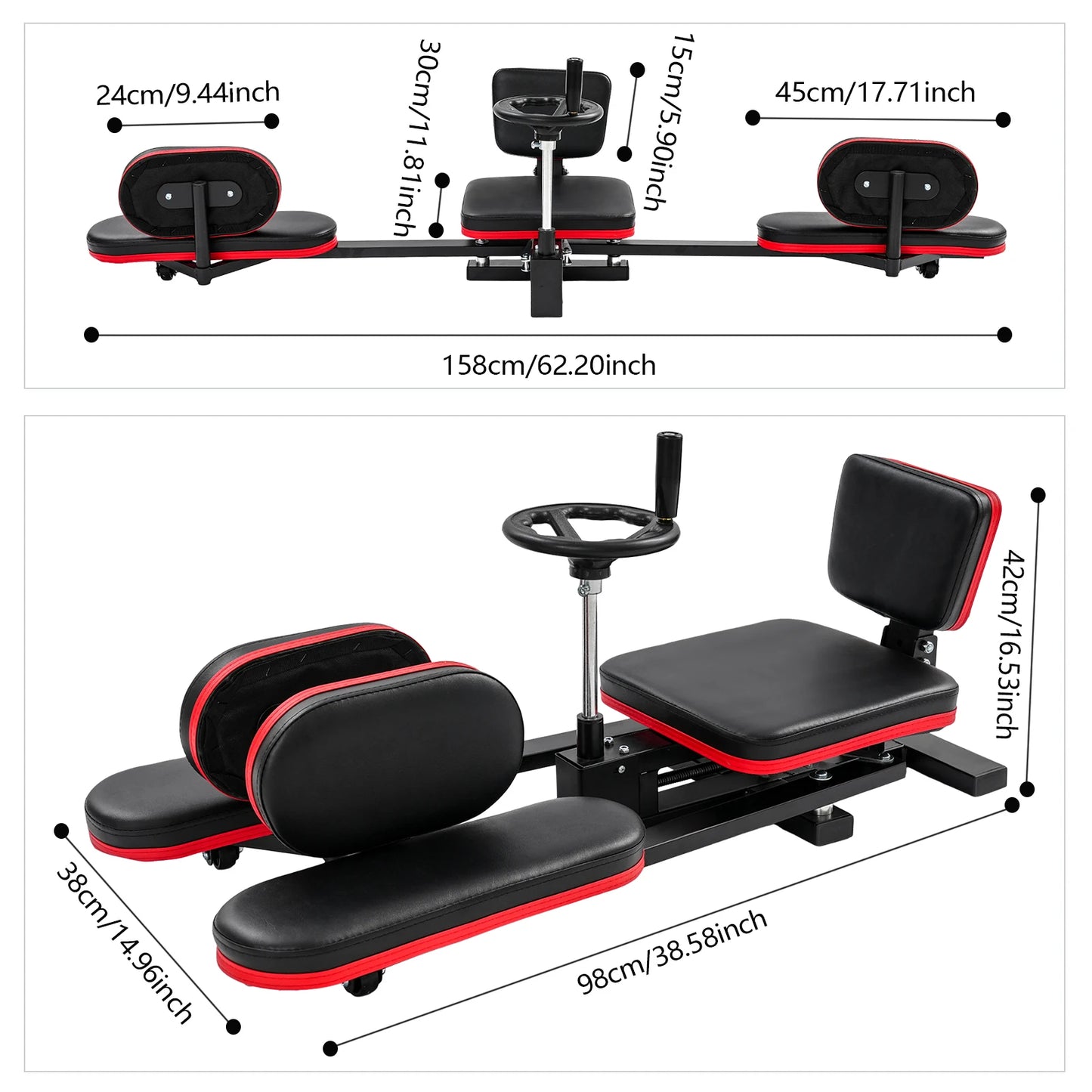 Leg Stretcher Stretching Training Machine 180 Degree Adjustable Fitness Trainer