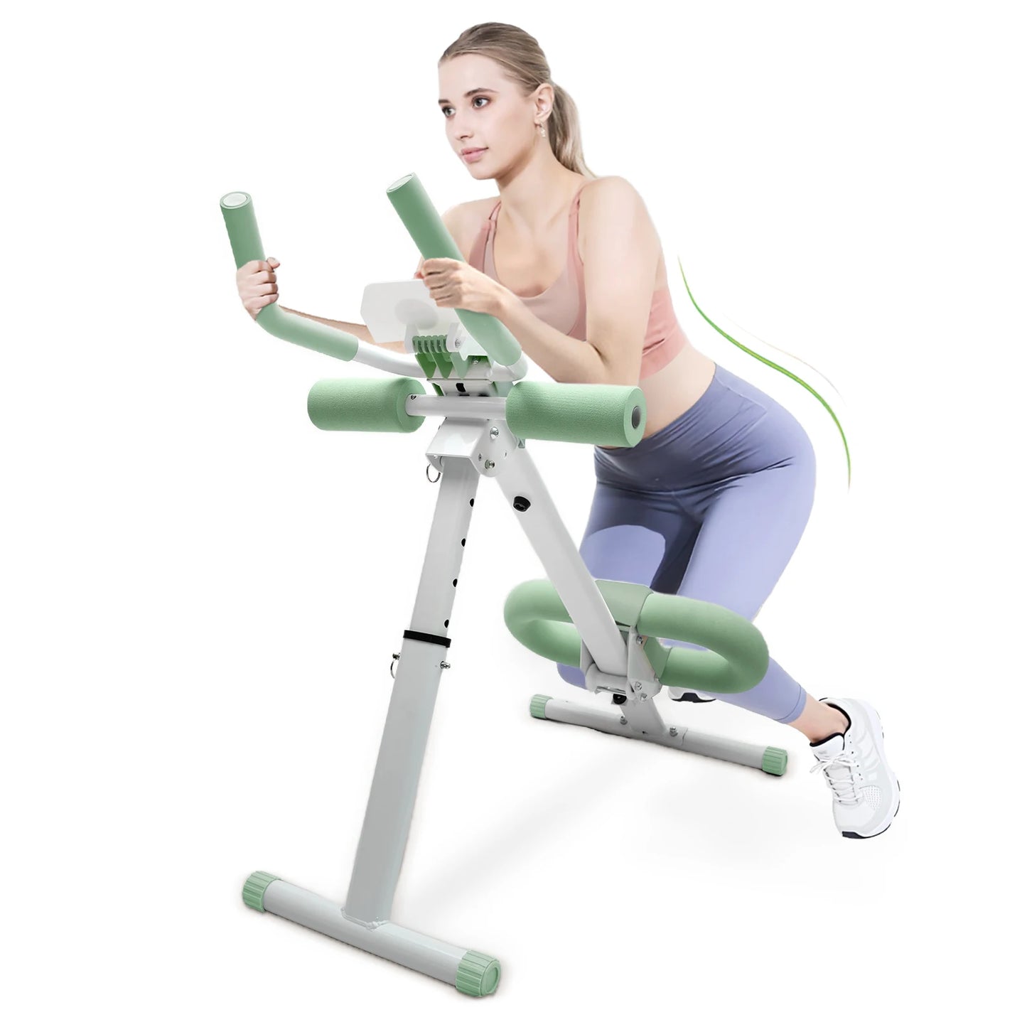 Abdominal Folding Crunch Trainer For Home Gym Core Workout Machine
