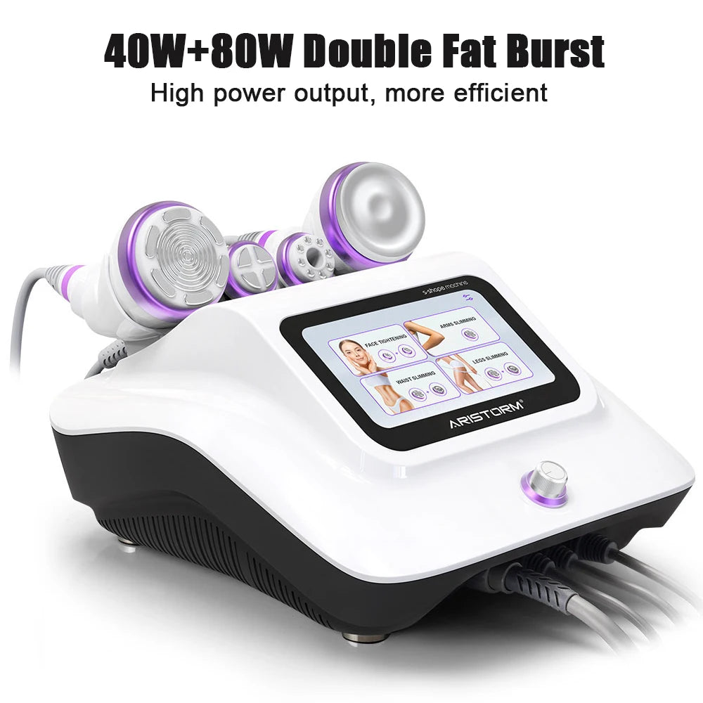 S Shape Ultrasonic Cavitation Machine For RF Skin Tightening