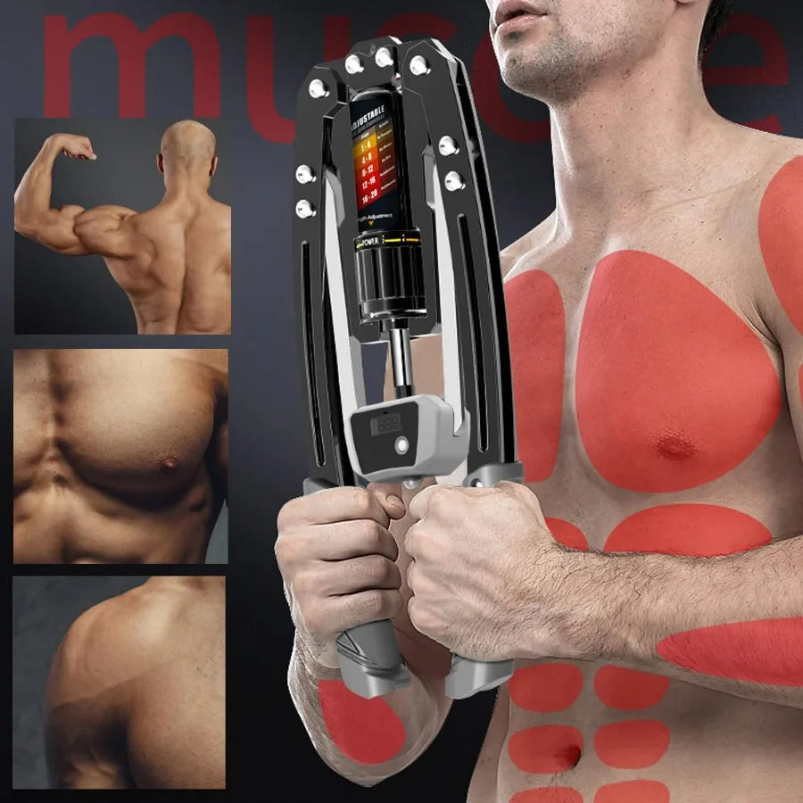 Twister Arm Exerciser With Adjustable Hydraulic Power Chest Expander