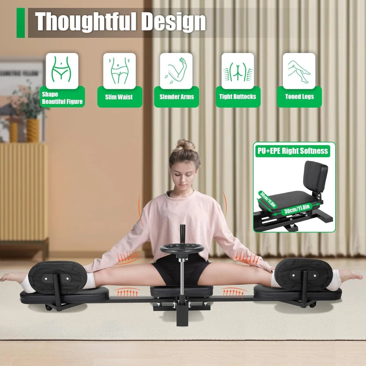 Leg Stretcher Machine For Flexibility Training And Fitness