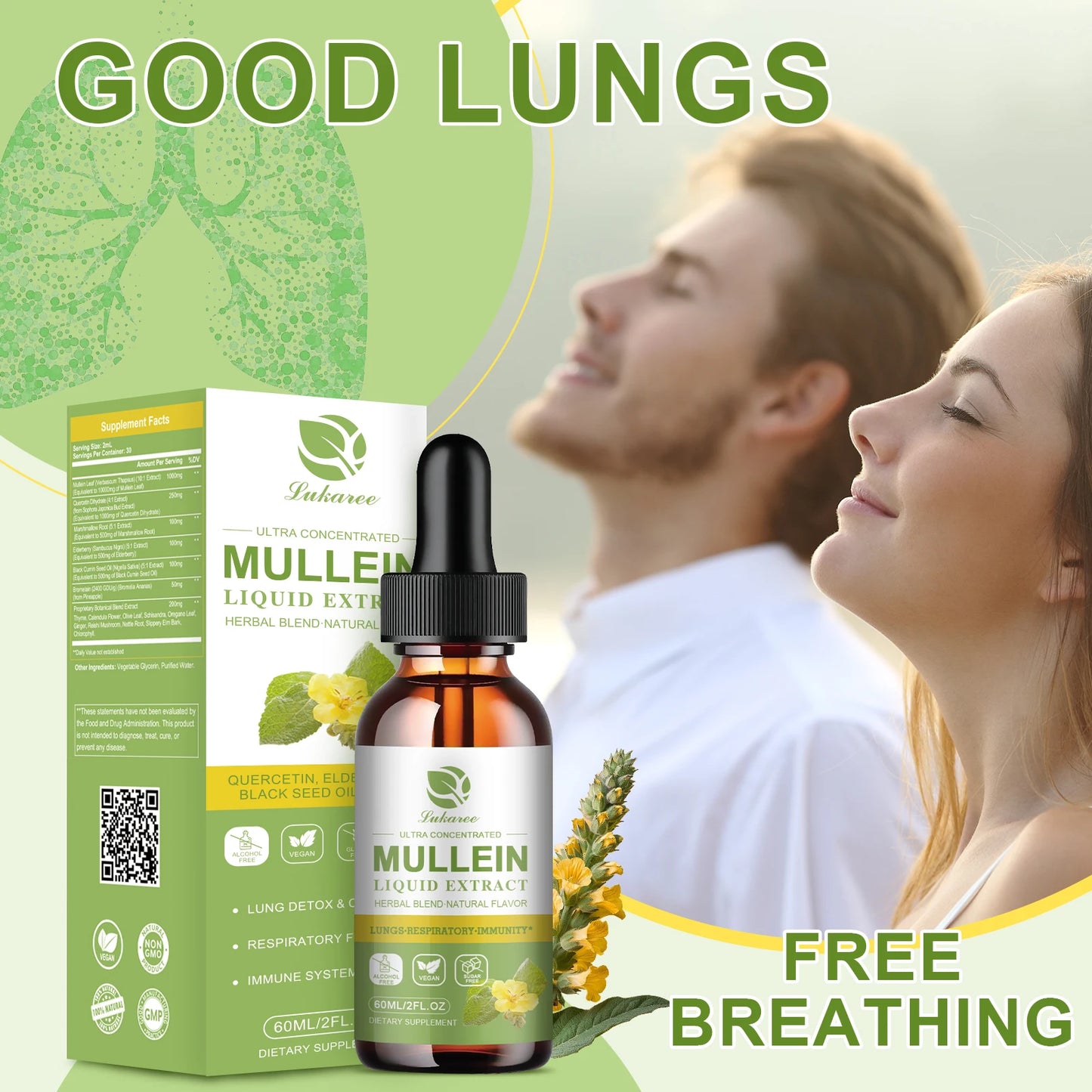 Mulittea Mullein Drops For Respiratory Support And Immunity