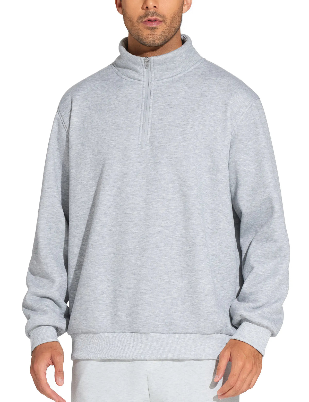 The Gym People Men's Half Zip Fleece Pullover