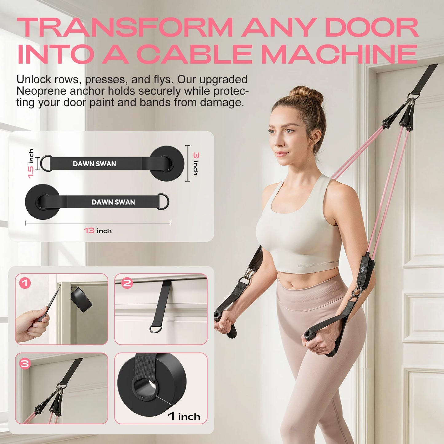 Pilates Bar Kit With Resistance Bands For Home Workout