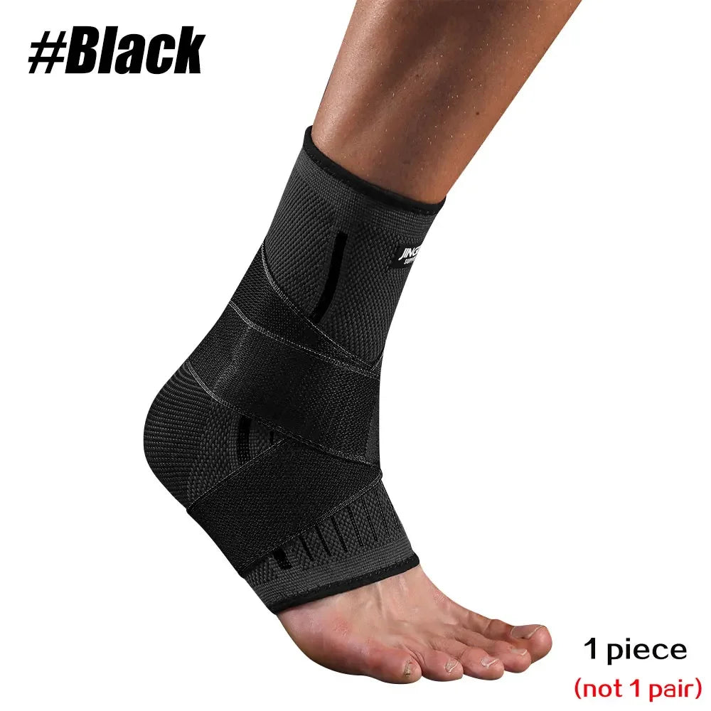 Ankle Brace Compression Sleeve Adjustable Support for Sprains and Injuries