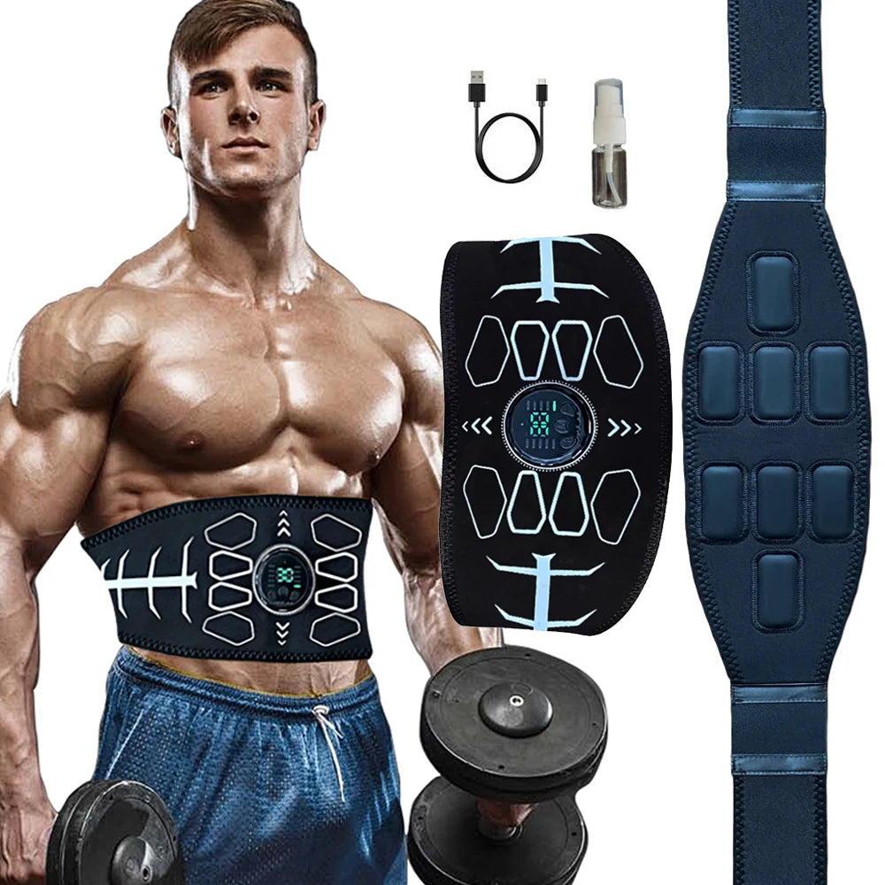 Brangdy Abdominal Toning Belt EMS Muscle Stimulator Abs Trainer