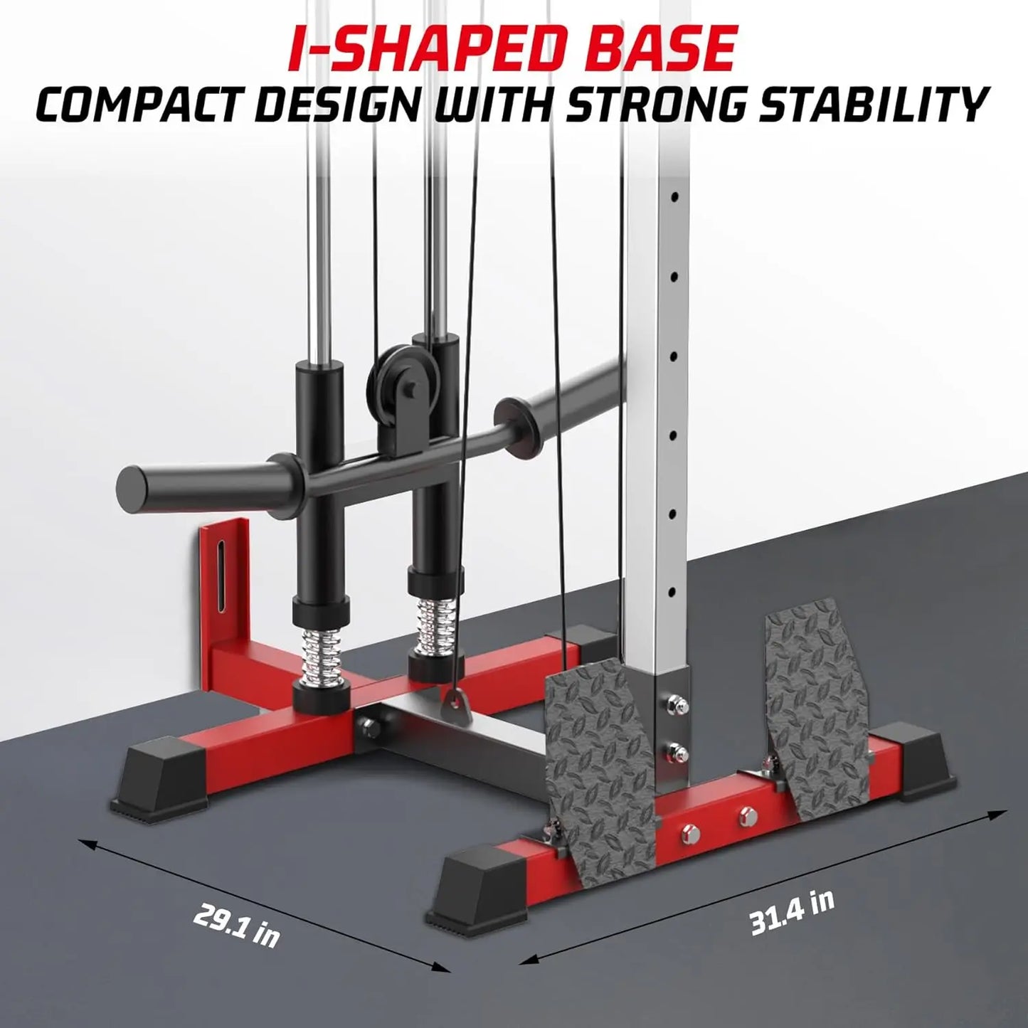 HiMISS Lat Pulldown Machine Multi Function Home Gym Cable