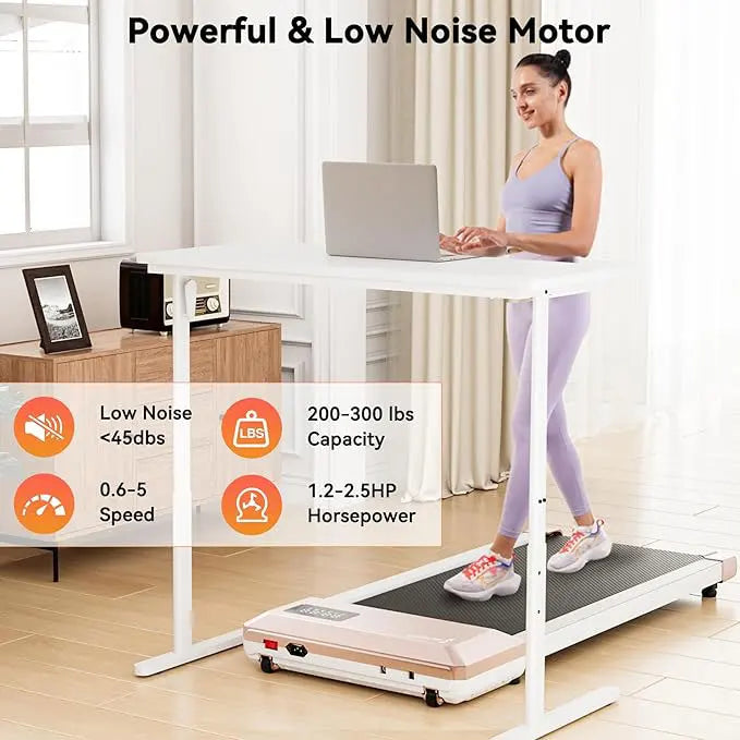 Superun 2-In-1 Walking Treadmill With App And Remote Control