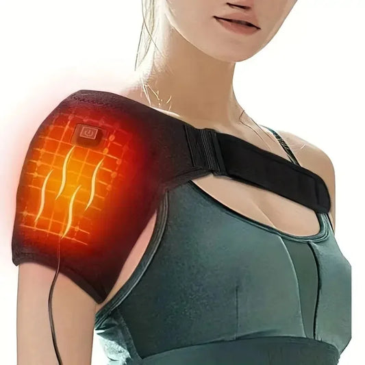 Electric Heated Shoulder Brace Wrap For Arm And Shoulder Pain Relief