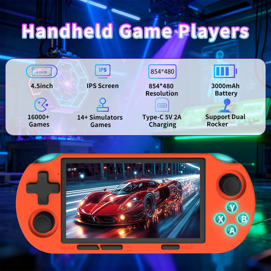 GAMINJA ANS16 Handheld Console Preloaded With Games