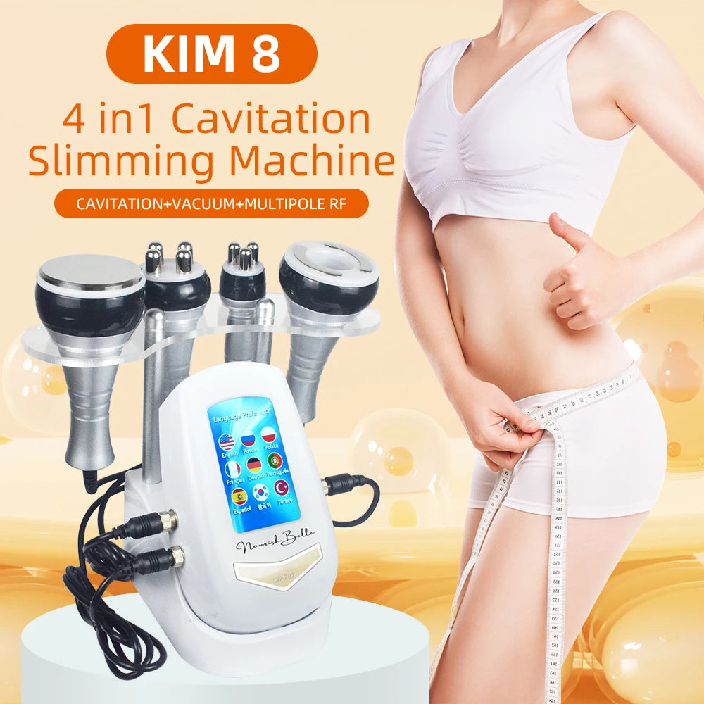 Sentidos 4 In 1 40K Ultrasonic Cavitation Machine Body Slimming Facial