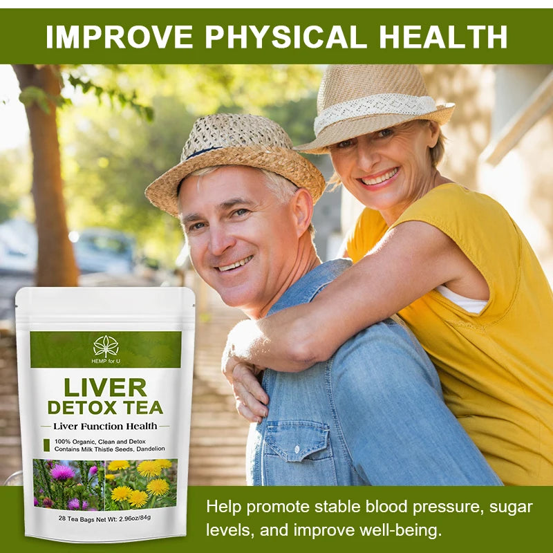Mulittea Liver Detox Herbal Tea For Natural Cleansing And Fat Metabolism Support