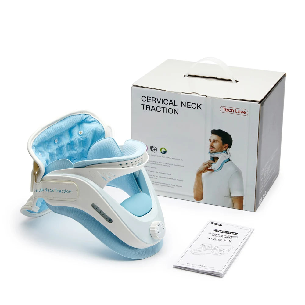 Cervical Neck Traction Device For Home Use Adjustable Support