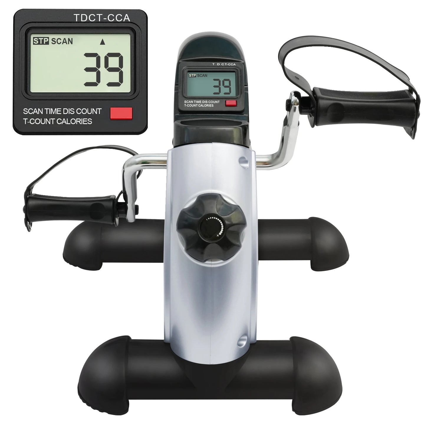 Portable Mini Under Desk Pedal Exerciser With LCD Display