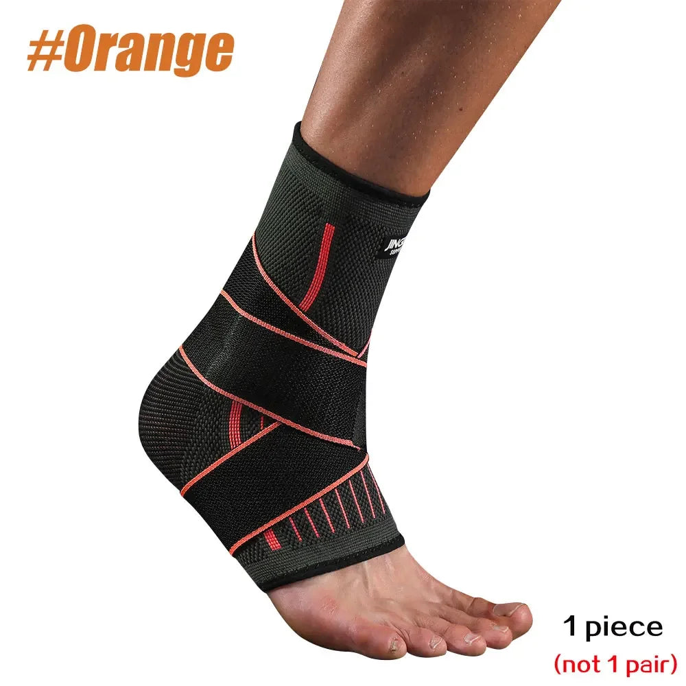 Ankle Brace Compression Sleeve Adjustable Support for Sprains and Injuries