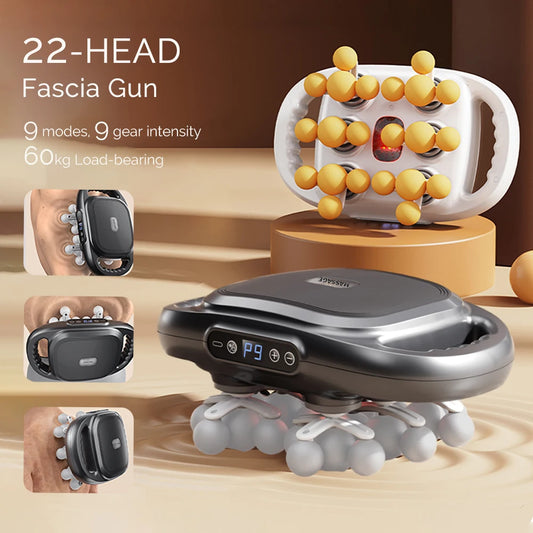 Foreverlily 22-Head Fascia Massage Gun High-Frequency Vibration