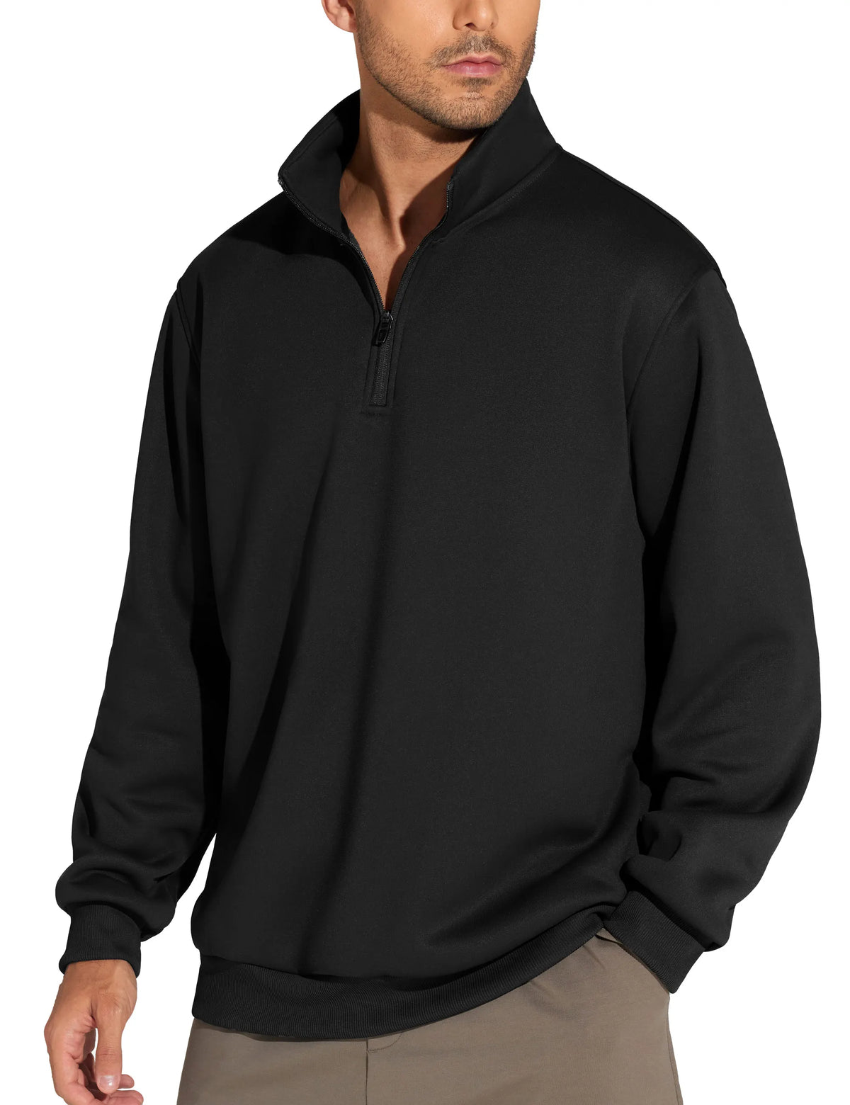 The Gym People Men's Half Zip Fleece Pullover