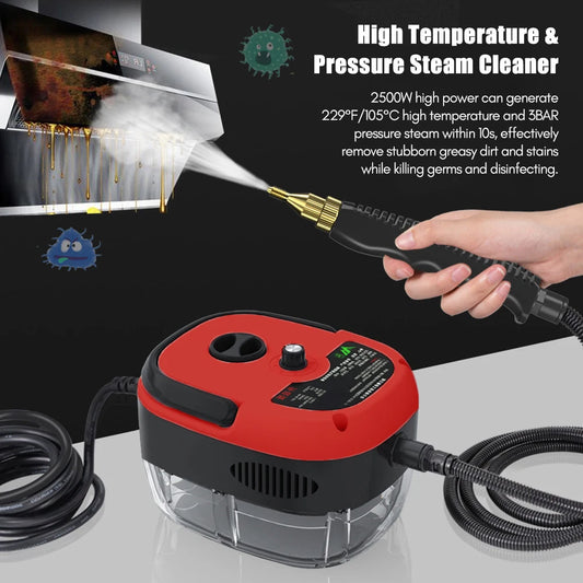 Romellar 1500W Portable Handheld Steam Cleaner For Car Cleaning