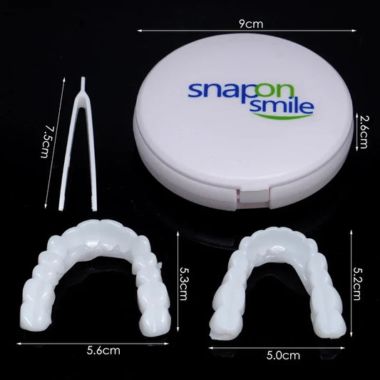 Dental Snap On Smile Veneers Temporary Resin Prosthesis