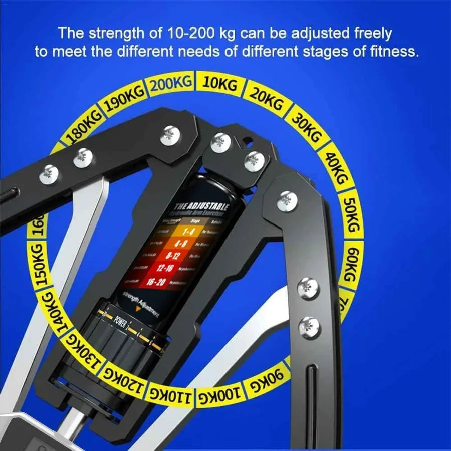 Twister Arm Exerciser With Adjustable Hydraulic Power Chest Expander