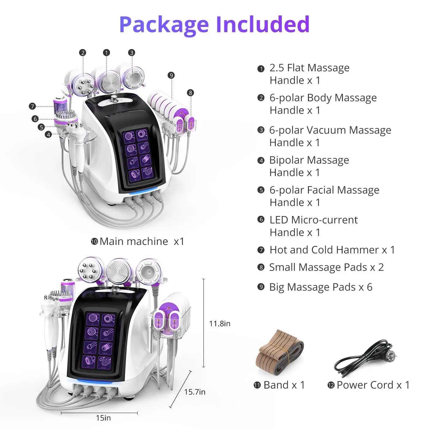 Mychway Cavitation 40k Skin Tightening Machine LS-78D2MAXSB