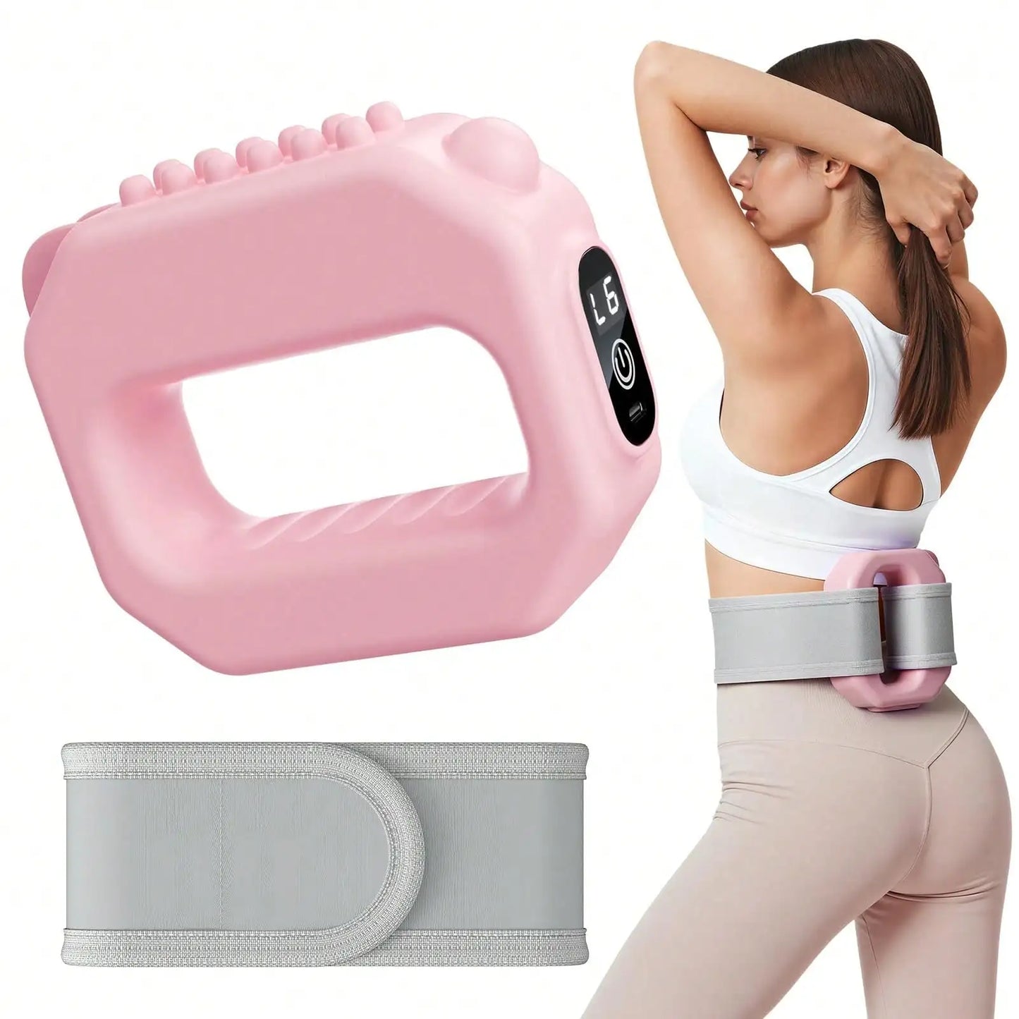 Cordless Vibration Massage Ring 6 Speed Full Body Massager