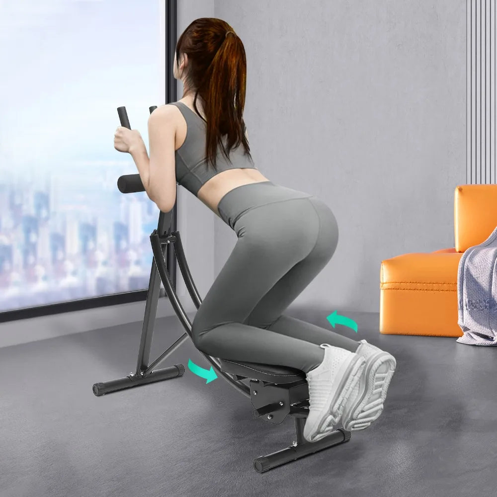 Ab Workout Machine for Home Gym Foldable Core Exercise Equipment