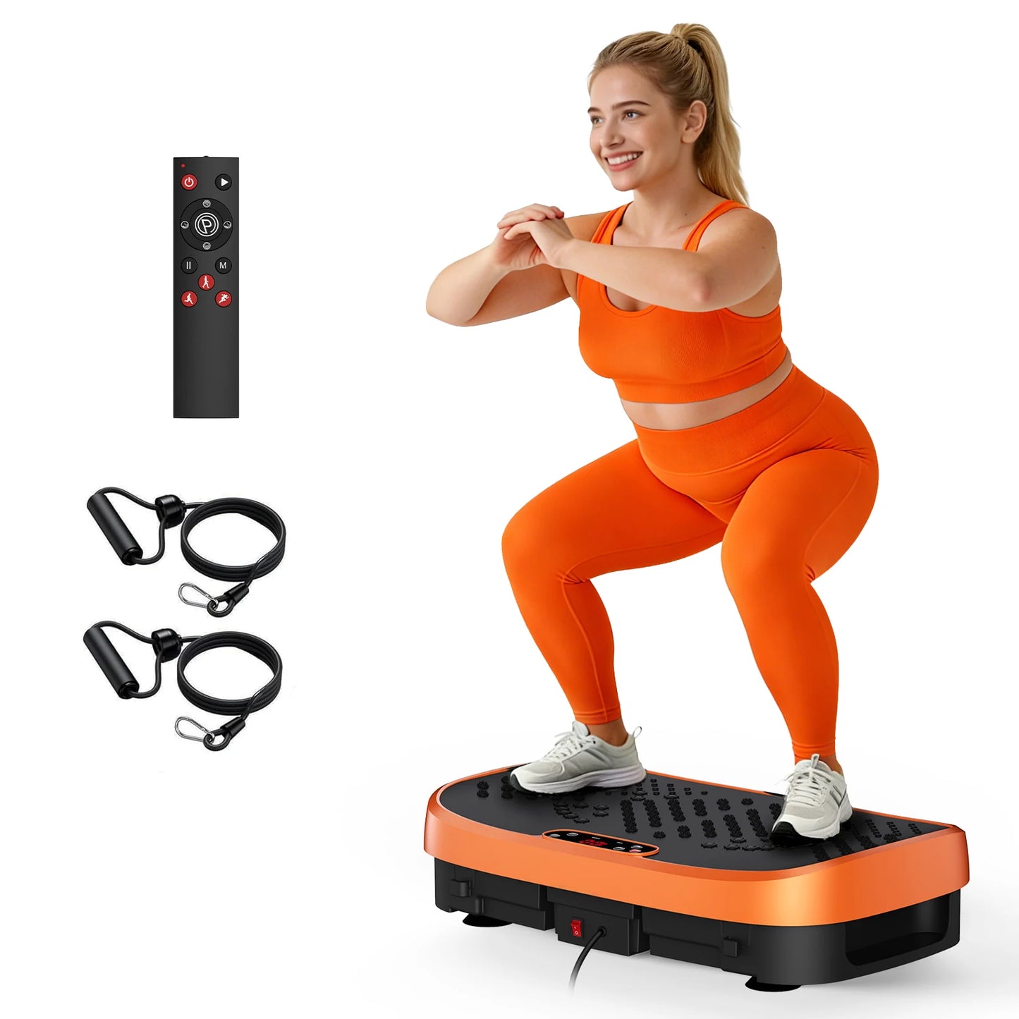 Vibration Plate Fat Burning Machine 120 Speed Levels 330 Lbs