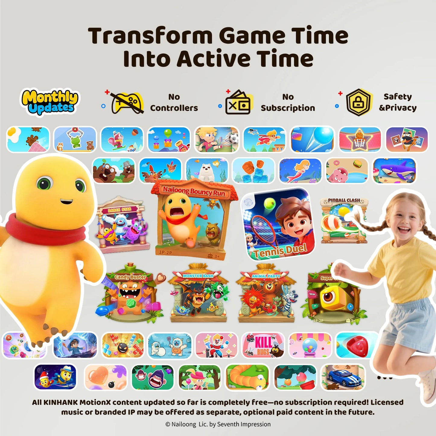 KINHANK MotionX Video Game Console For Kids And Families