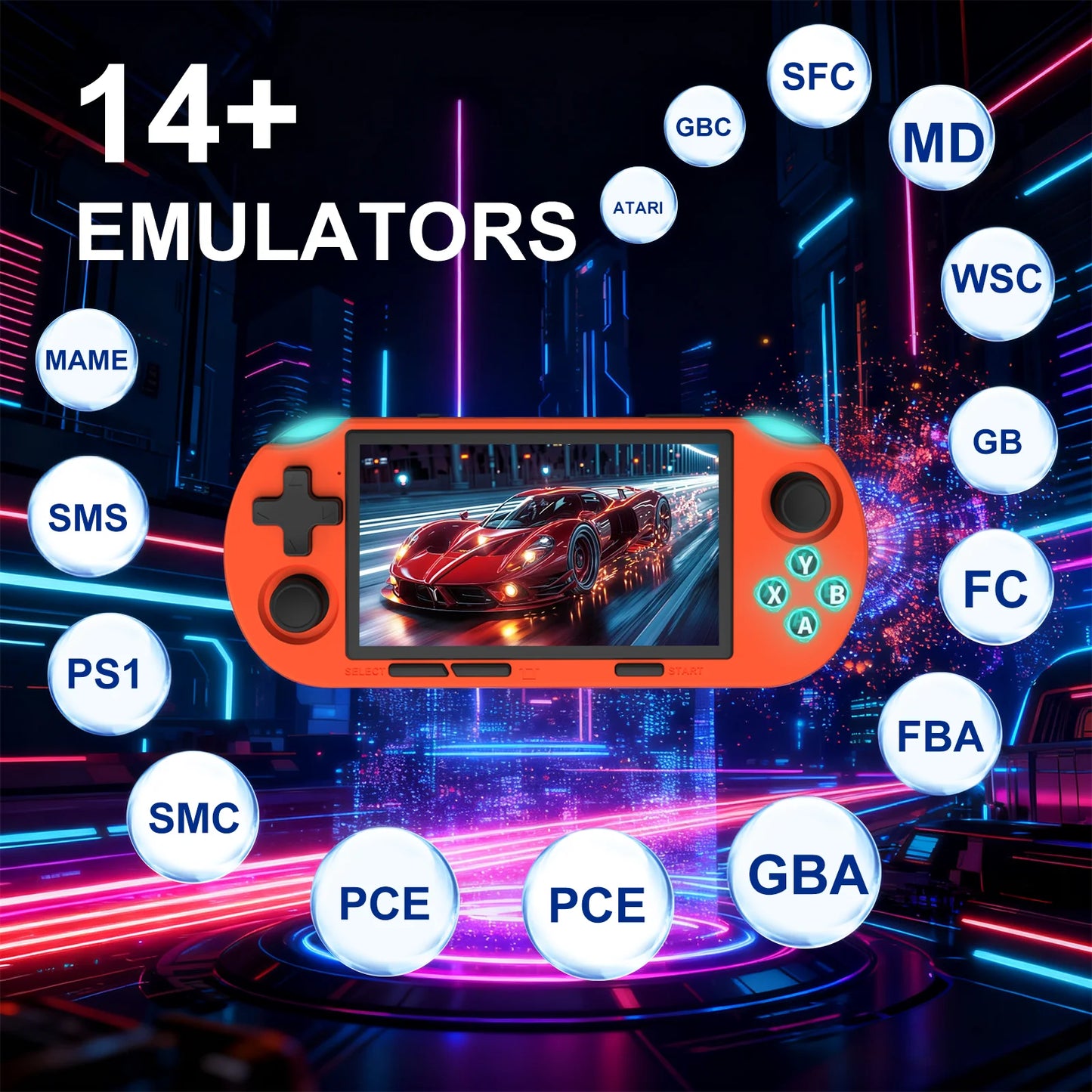 GAMINJA ANS16 Handheld Console Preloaded With Games