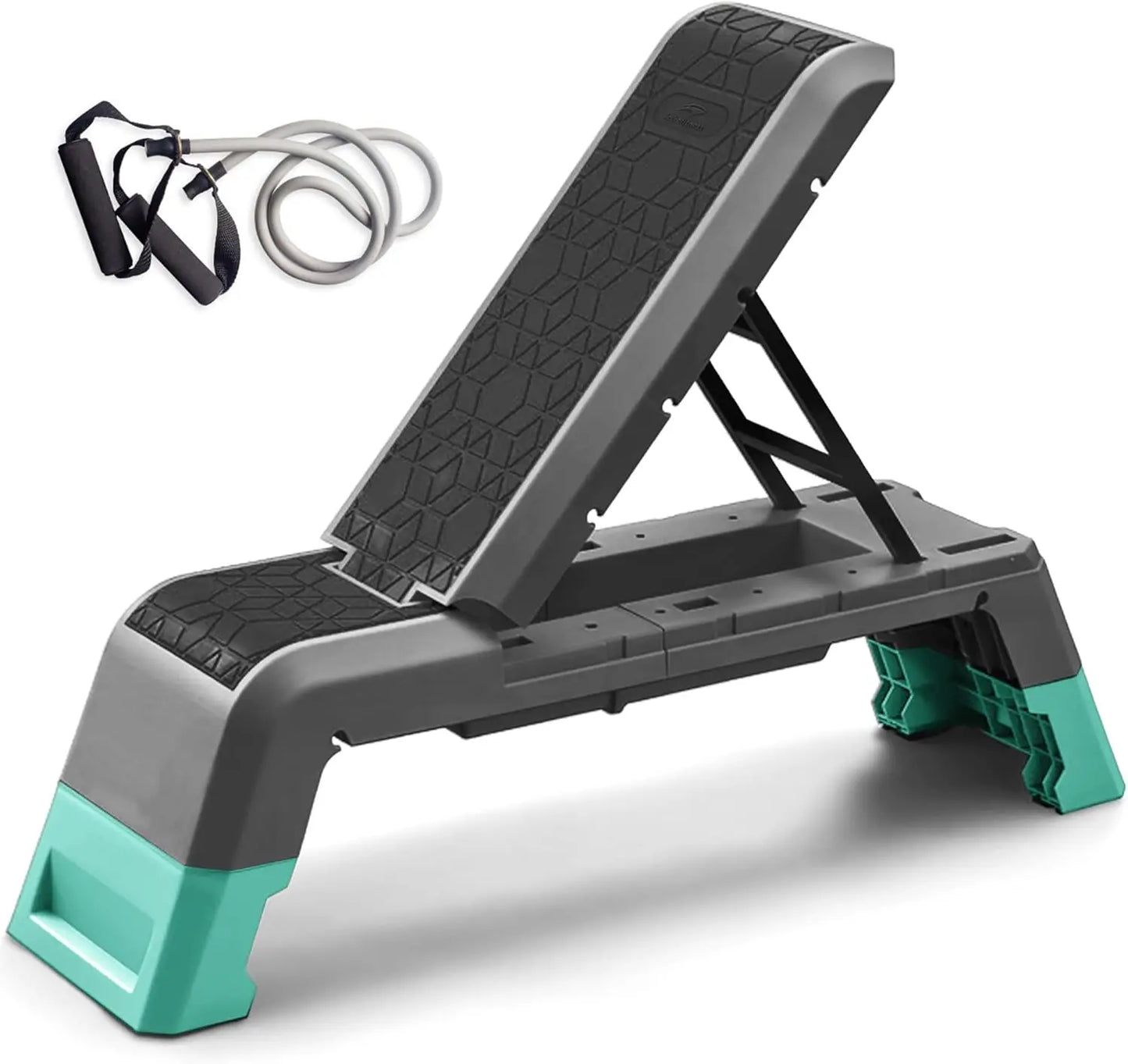 Multifunctional Aerobic Deck With Cord Workout Platform Adjustable Dumbbell Bench