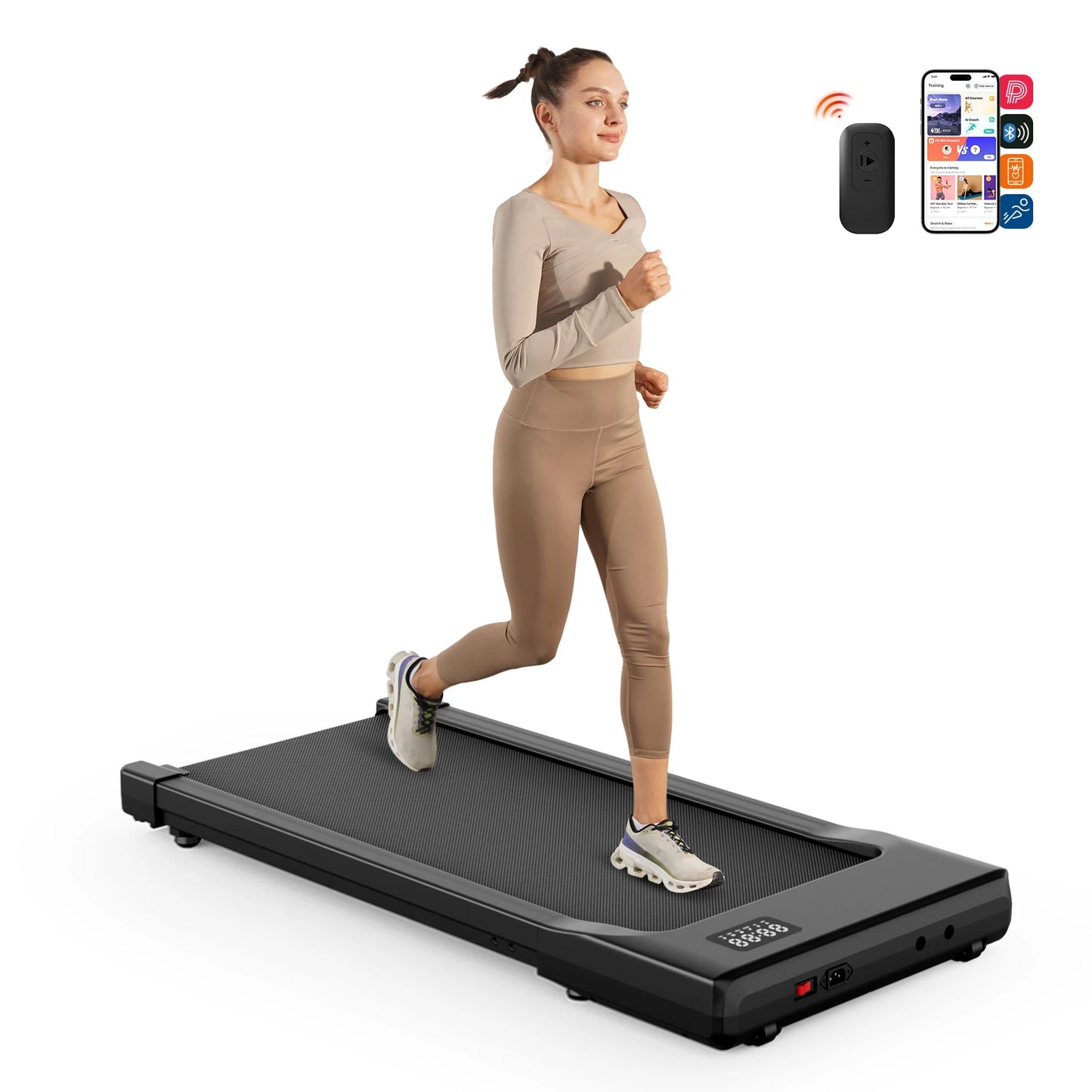 Superun Walking Pad Under Desk Treadmill 2 In 1 Portable