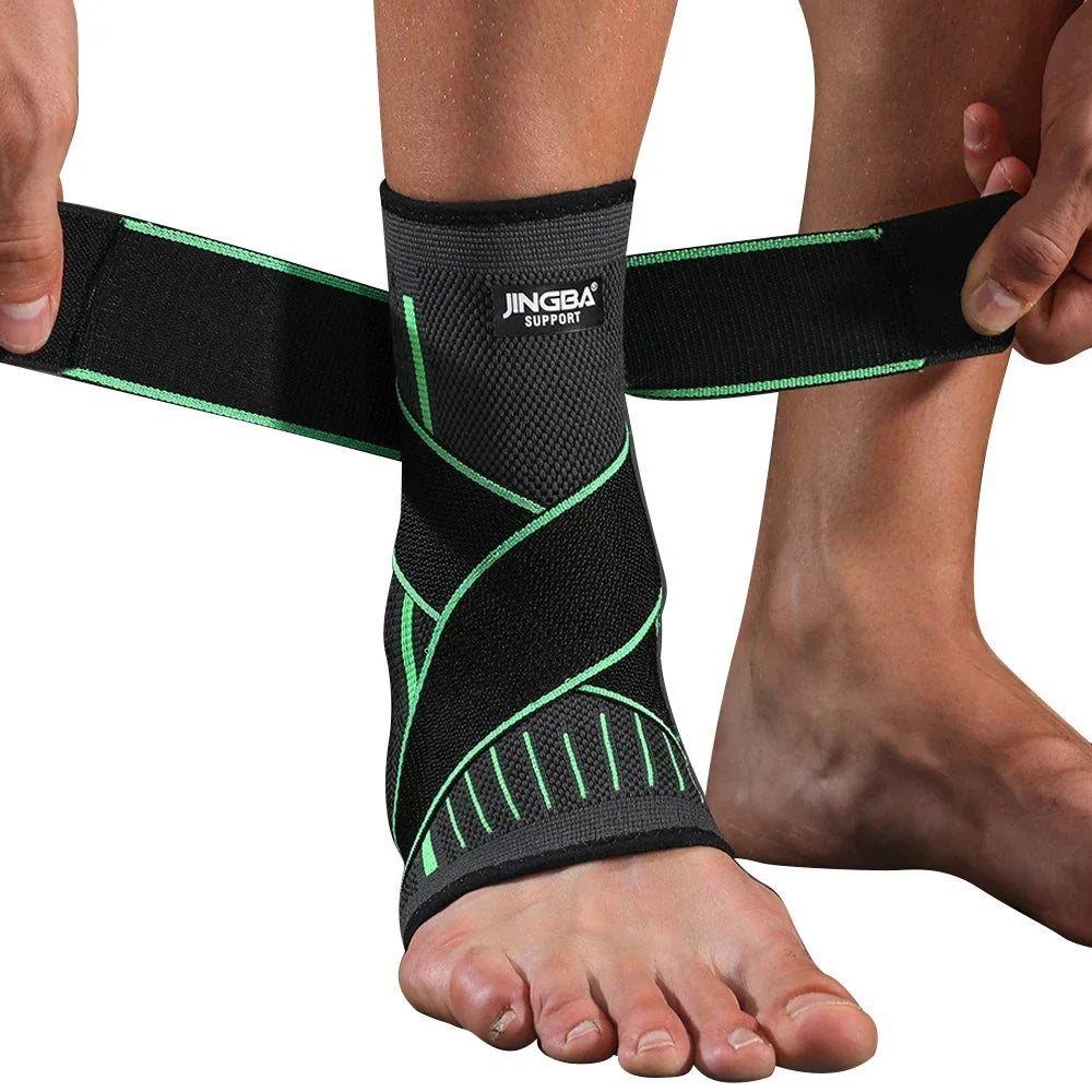 Ankle Brace Compression Sleeve Adjustable Support for Sprains and Injuries