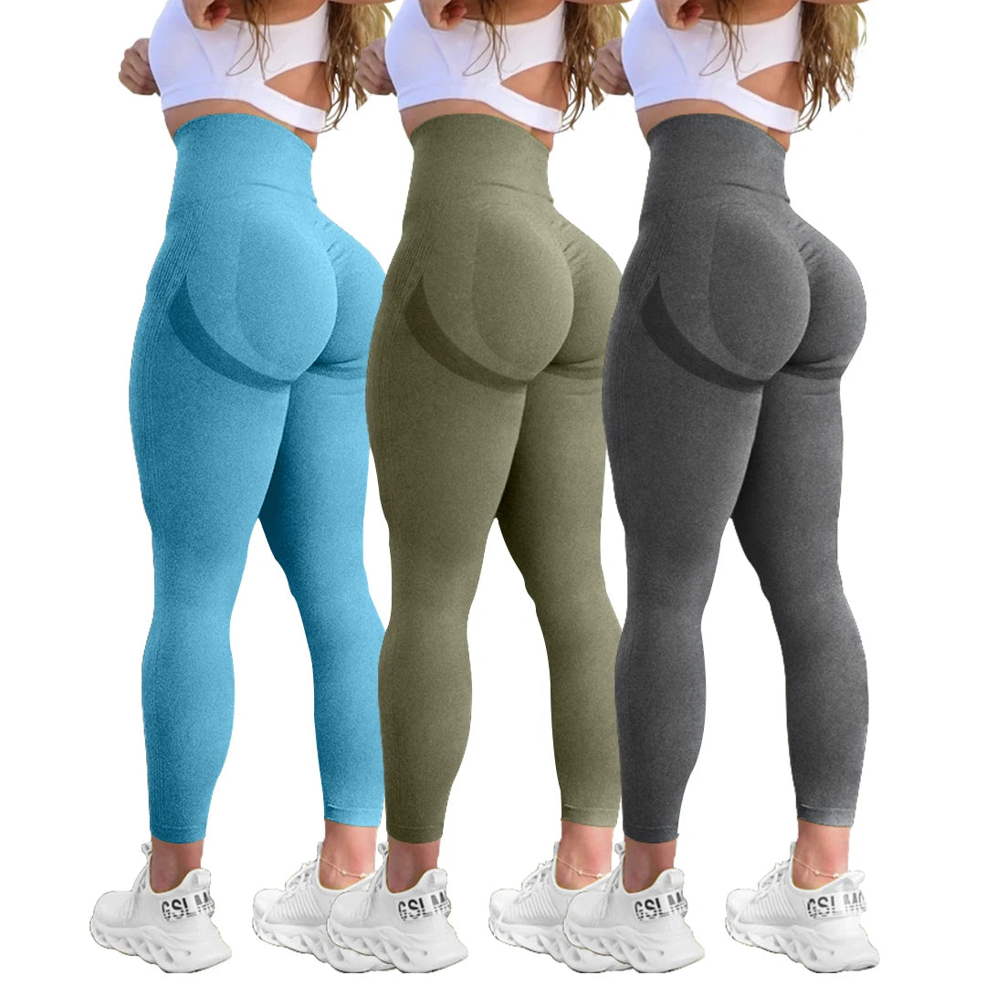 Womens Seamless Yoga Leggings Autumn Winter Activewear