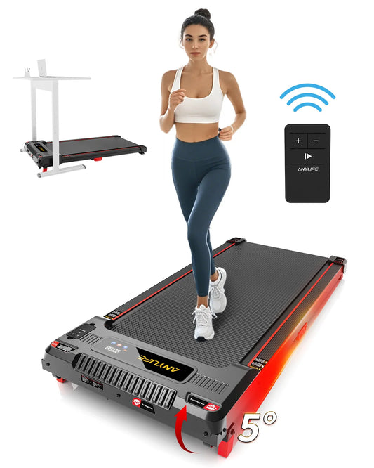 NONED Under Desk Treadmill With Incline 2.5HP Home Use