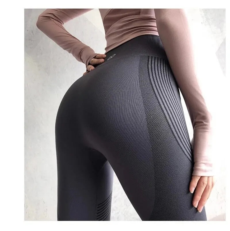 Women Fitness Pants Yoga Leggings High Waist Quick Dry Running