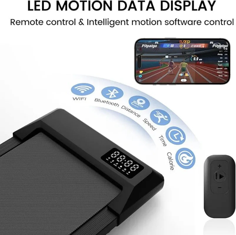 Superun 2-In-1 Walking Treadmill With App And Remote Control